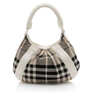 Burberry House Check Phoebe Hobo